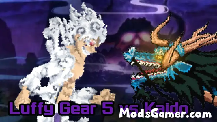 Luffy gear 5 vs Kaido Dragon Mod - One Piece - modsgamer.com