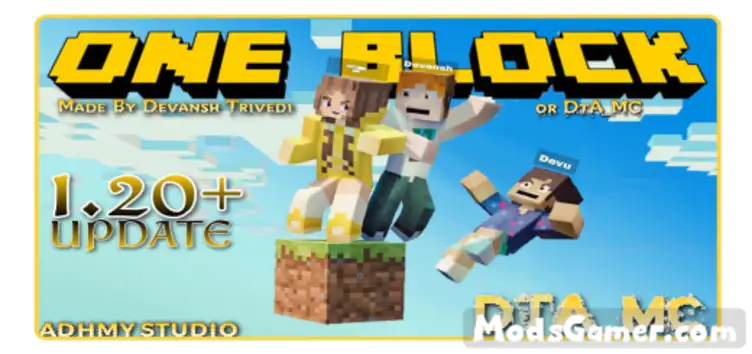 One Block Minecraft 1.20+ - modsgamer.com