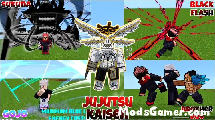 Jujutsu Kaisen Mod Minecraft Pe 1.20 - modsgamer.com