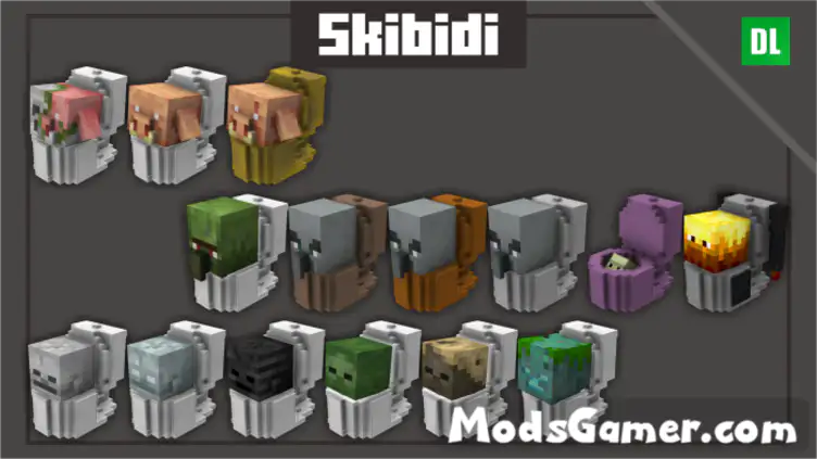 Skibidi Mobs - modsgamer.com