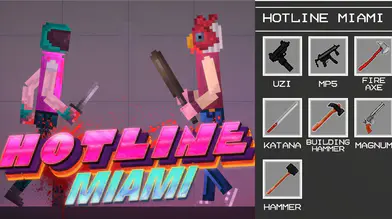 Hotline Miami Character And weapon Mods | modsgamer.com