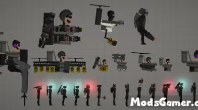 Skibidi toilet 70 Part 1 ModPack | modsgamer.com