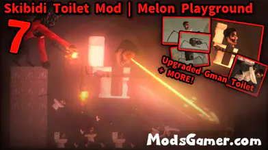 Axo‘s Skibidi Toilet Mod Pack 7 - Upgraded Gman Toilet | modsgamer.com