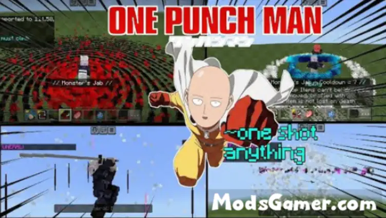 One punch Man addon - modsgamer.com