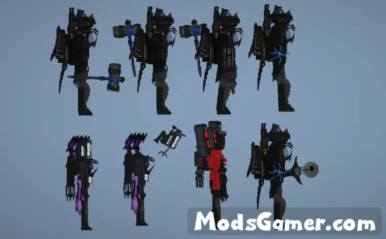 Upgrade Titan Cameraman, TVMan, Speakerman, Injured Titan Cameraman Remake Mod - modsgamer.com