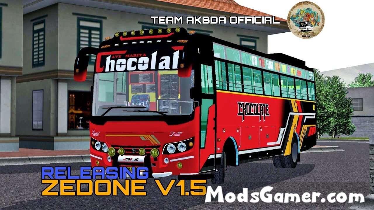 Zedone V1.5 Indian Bus Mod - Mods For Bus Simulator Indonesia / BUSSID