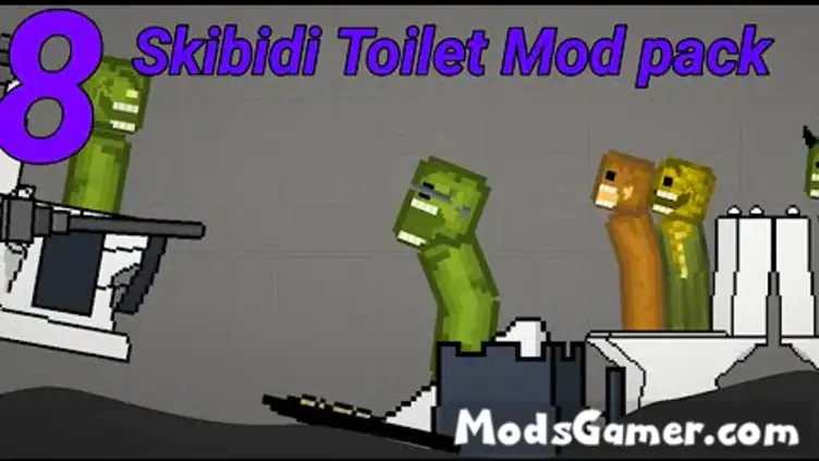 Skibidi toilet mod v3 part twelfth - Mods for Melon Playground