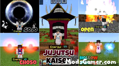 Jujutsu Kaisen Mod[Cursed Technique,Characters, Weapons, Items] | modsgamer.com