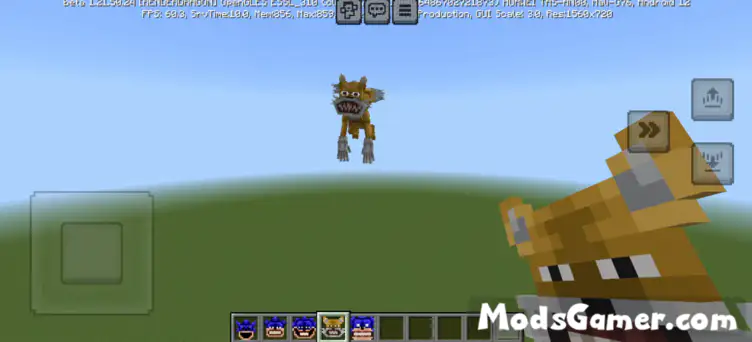 Shin Sonic Tapes Addon - Mods for Minecraft