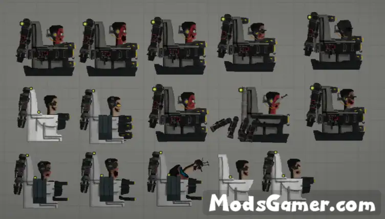 New G-Toilet Pack Mod - modsgamer.com