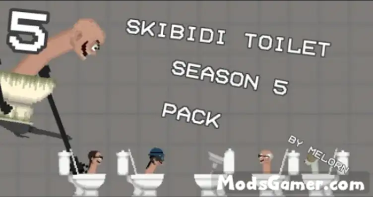 Skibidi Toilet Season 5 Pack Mod - modsgamer.com