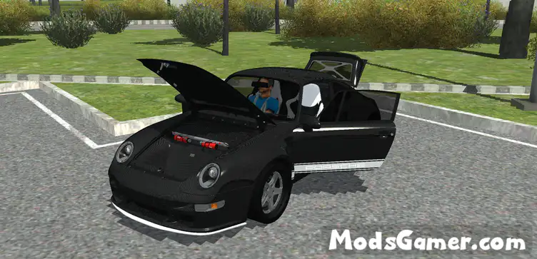 1995 Porsche 911 Carrera 2 Mod - Mods for Bus Simulator Indonesia / BUSSID