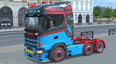 Scania Black Blue Skin | modsgamer.com