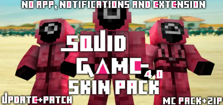 Squid Game SkinPack 4.0 [45 Skins ] - modsgamer.com