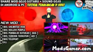 Satoru Gojo - Jujutsu Kaisen Mod | modsgamer.com