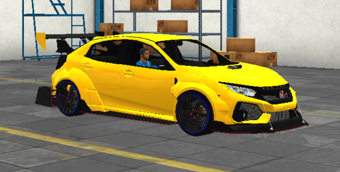 honda civic modified car mod for bus simulator indonesia