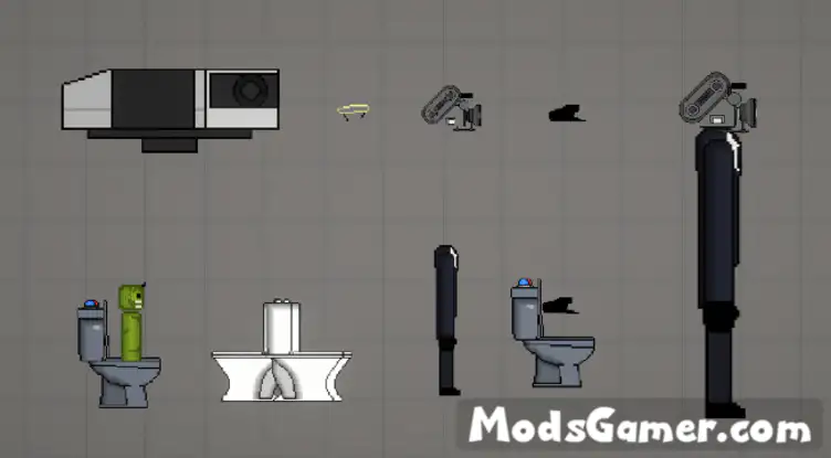 Skibidi Toilet Mod For Melon Playground 18.0 - Mods for Melon