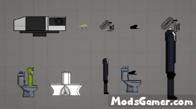 Skibidi Toilet v5 Mod Melon Playground 18.0 | modsgamer.com