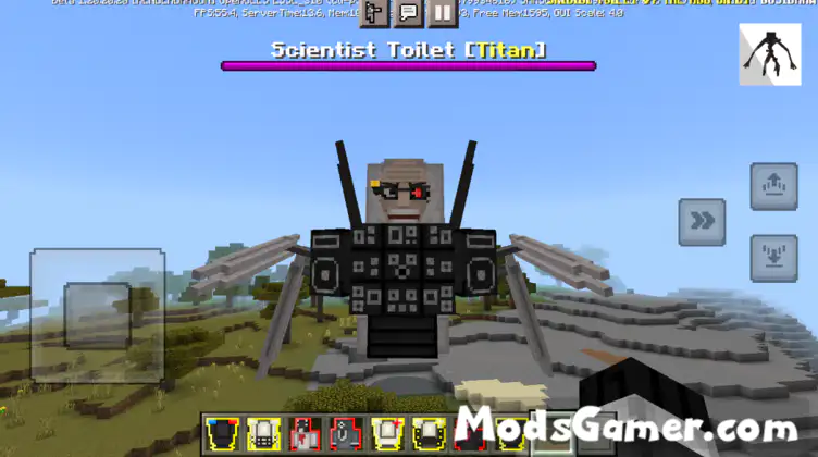 Skibidi Toilet Mod v8.3 Gman Toilet,Scientist Toilet Upgraded - Mods for  Minecraft