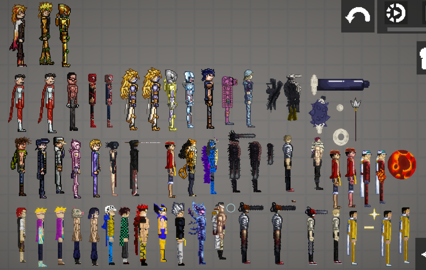 Anime Character Collection Pack Mod(55 Characters) - Mods for Melon ...